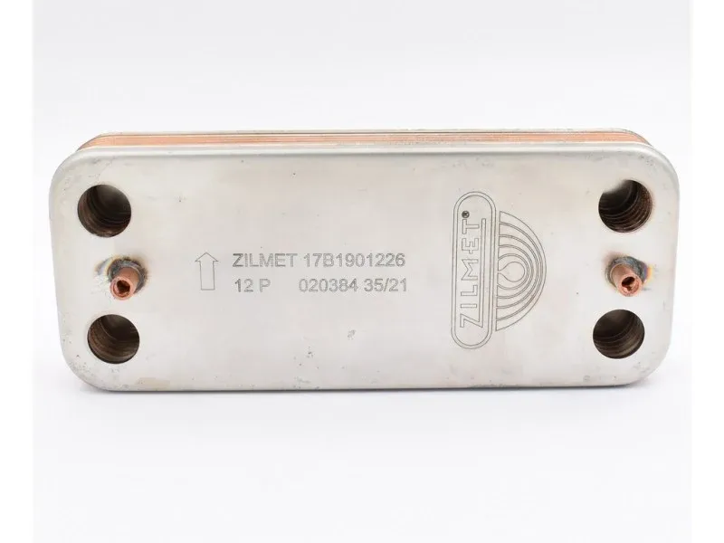 Теплообменник вторичный Zilmet 12 пластин для Protherm Пантера v.15, v.17 — ракурс 2