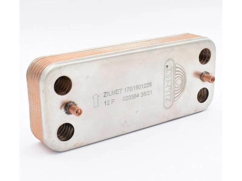 Теплообменник вторичный Zilmet 12 пластин для Protherm Пантера v.15, v.17