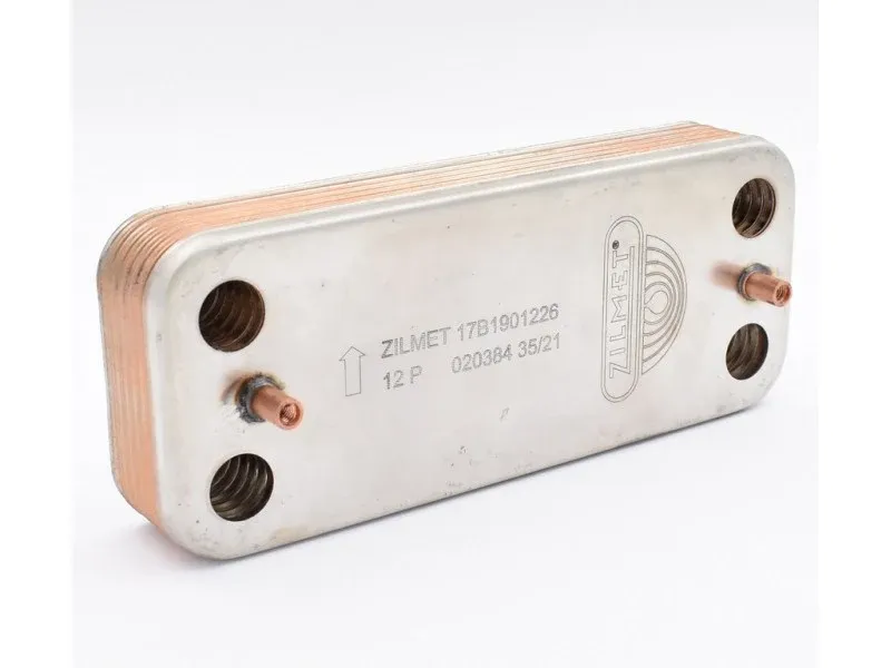 Теплообменник вторичный Zilmet 12 пластин для Protherm Пантера v.15, v.17