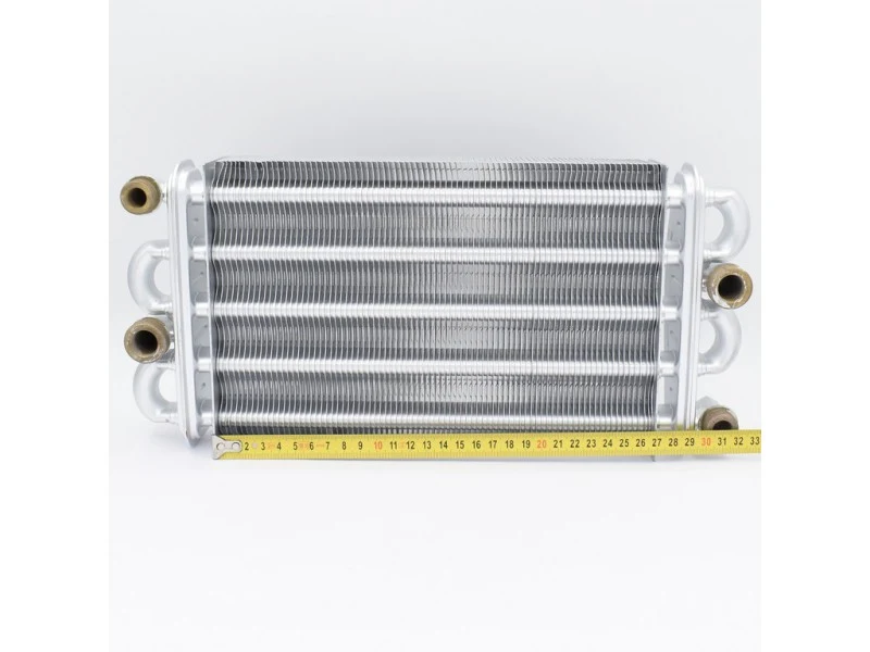 Теплообменник битермический Heatwave для Protherm Рысь, Леопард — размеры по линейке