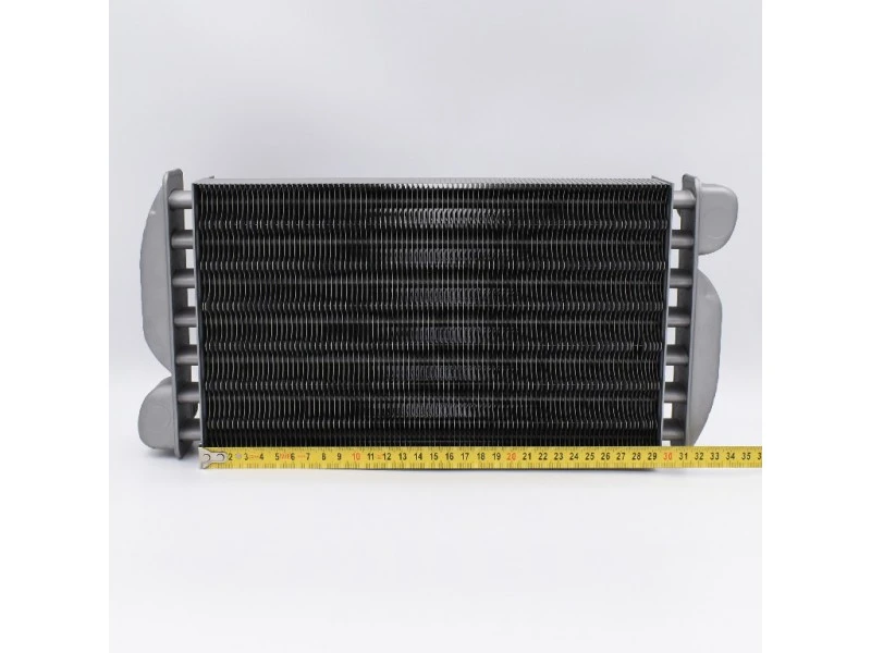 Теплообменник основной Heatwave для BAXI Eco-3, Luna-3, Luna-3 Comfort — размеры по линейке