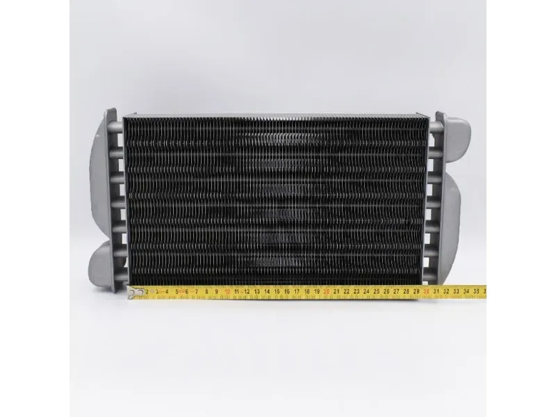 Теплообменник основной Heatwave для BAXI Eco-3, Luna-3, Luna-3 Comfort — размеры по линейке