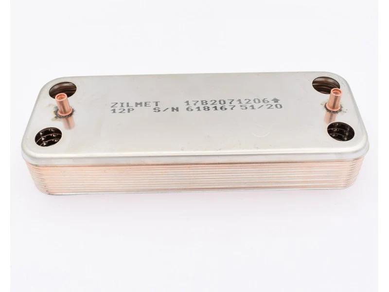 Теплообменник ГВС Zilmet 12 пластин для Vaillant turboFIT 242/5-2 — ракурс 3