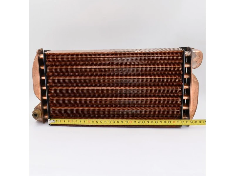 Теплообменник 105 ламелей Heatwave для Vaillant turboTEC, turboMAX 36 кВт — размеры по линейке
