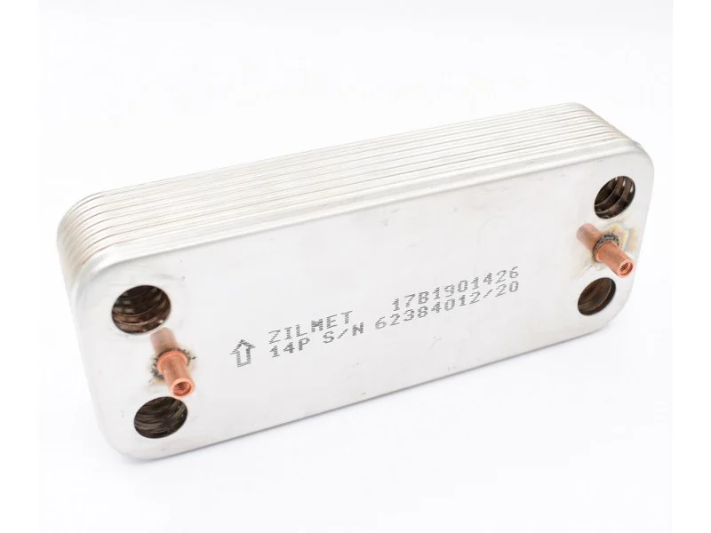 Пластинчатый теплообменник Zilmet 14 пластин для Viessmann Vitopend 100-W A1JB, WH1B