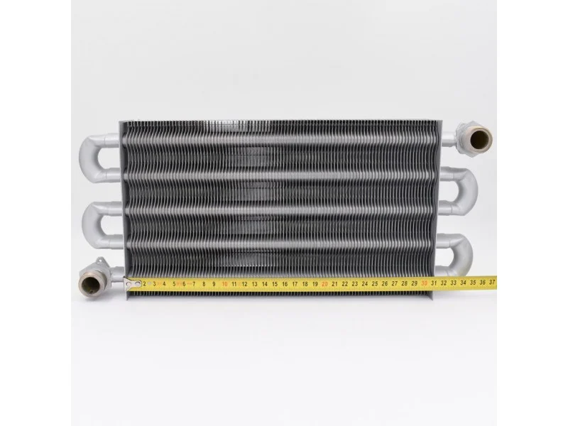 Теплообменник Valmex 98 ламелей для Viessmann Vitopend 100-W WH1D, WH1B, WHKB — размеры