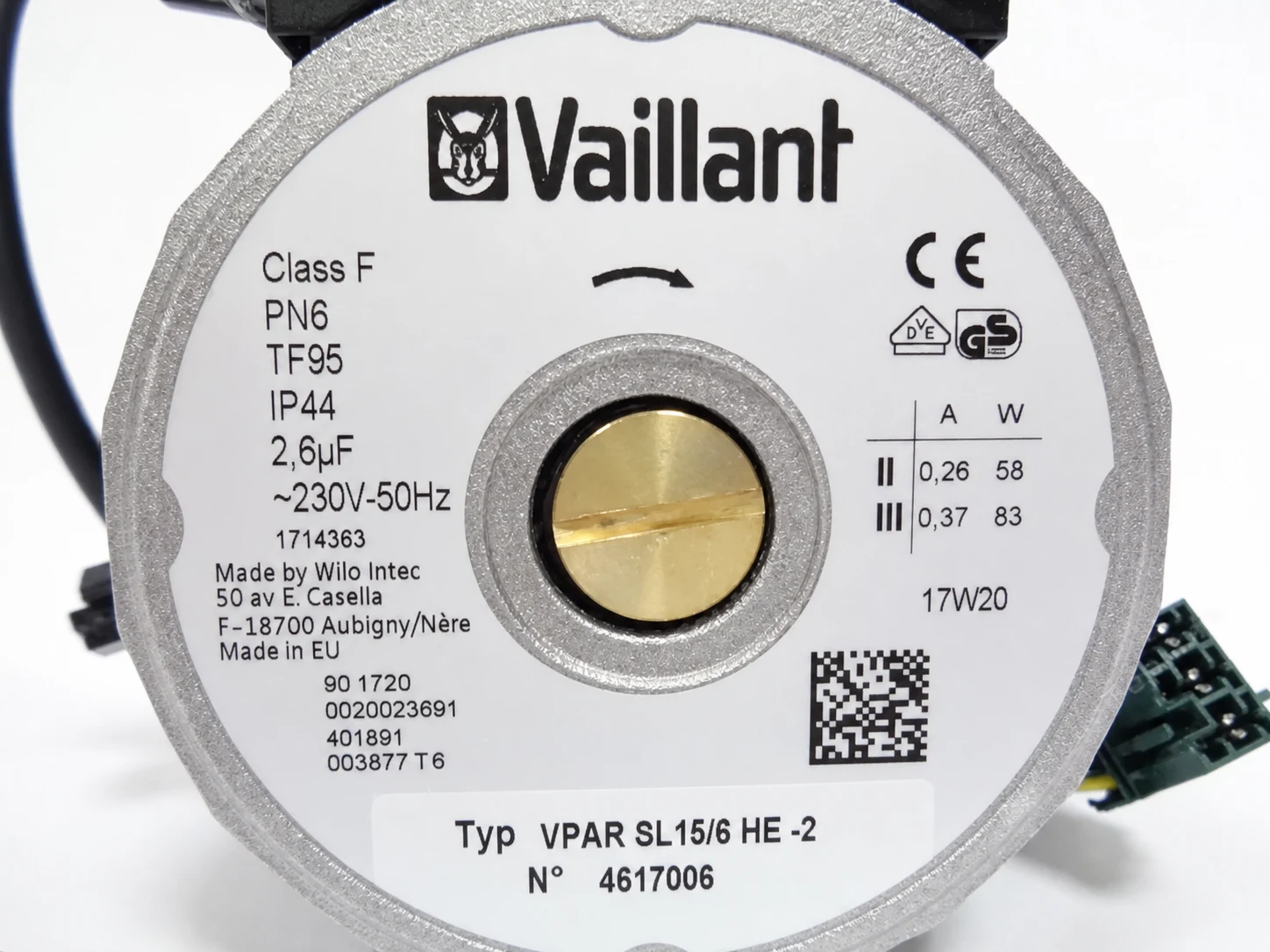 Насос циркуляционный для Vaillant atmo/turboTEC pro — ракурс 6